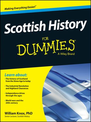cover image of Scottish History For Dummies